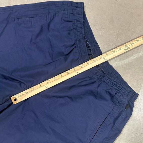 Vintage 90s Nike Shorts Mens XL Blue Canvas Pull On Tennis Golf Active Casual - Picture 7 of 11